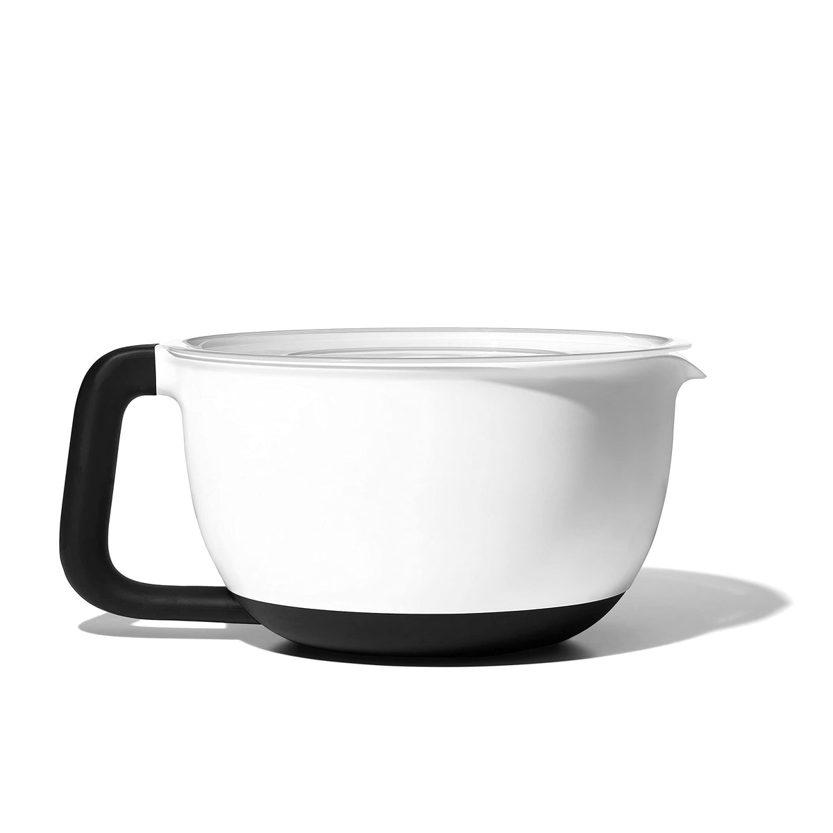 Oxo Good Grips 4Qt Bpa Free Plastic Batter Mixing Bow With Lid, White