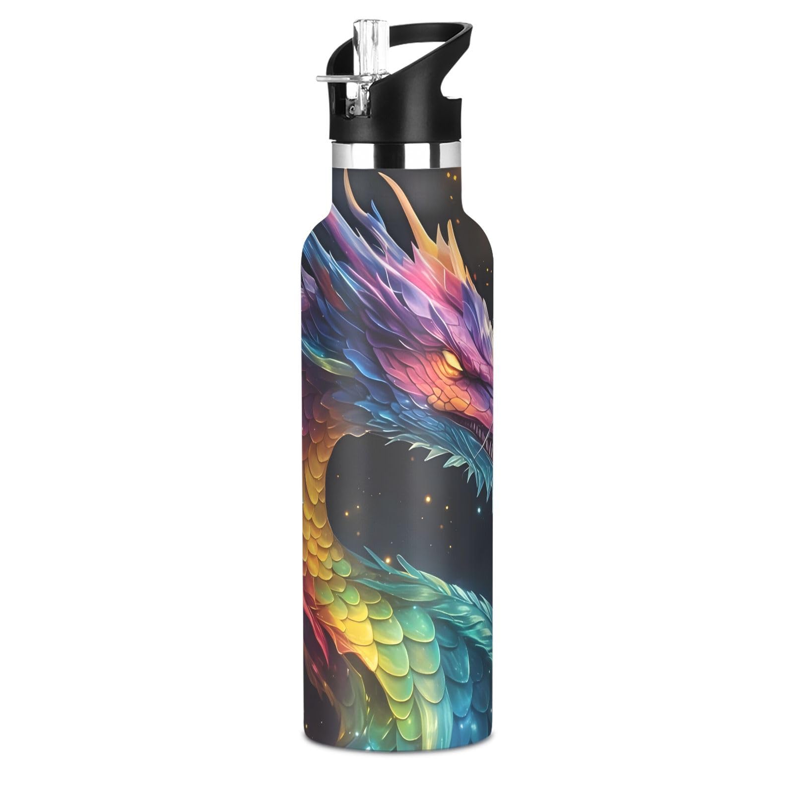 Dragon Galaxy Water Bottle for Boys Kids Stainless Steel Water Bottle