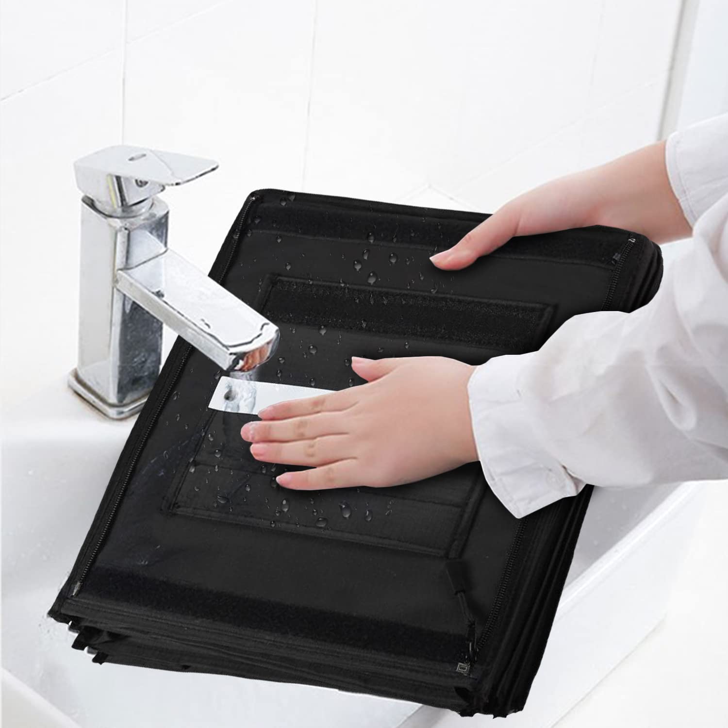 Treehouse London Cowboy Hat Rack Storage With Dust Cover - Xl 6 Shelf Hanging Hat Organizer For Men And Womens Closets - Hanging