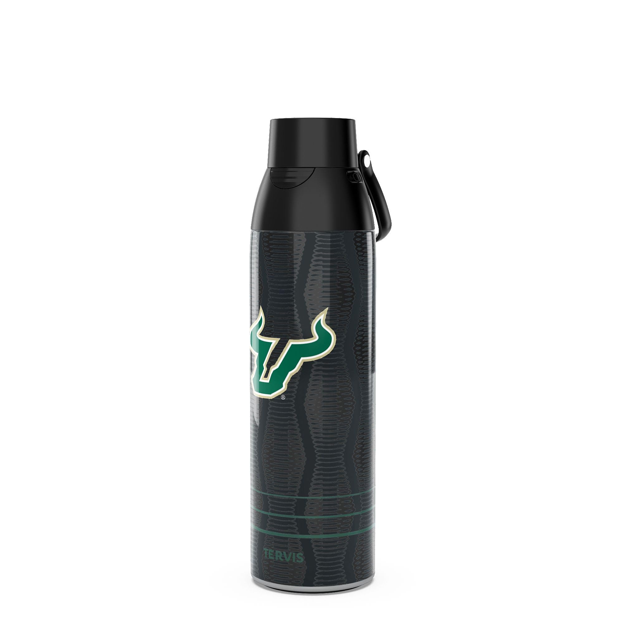 Tervis Venture Water Bottle USF Bulls  Full Speed Triple Insulated Tumbler Travel Cup Keeps Drinks Cold & Hot, 26oz, Stainless 