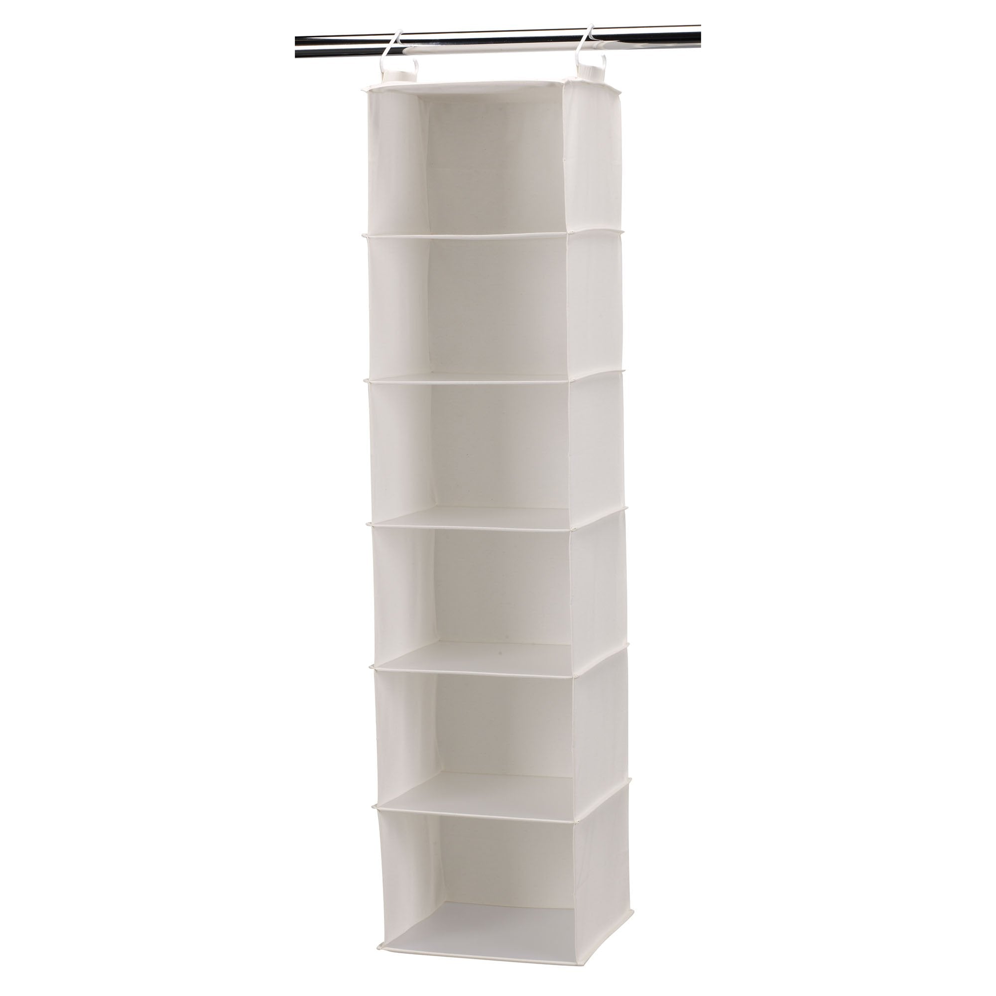Household Essentials Canvas Closet Organizer, OffWhite