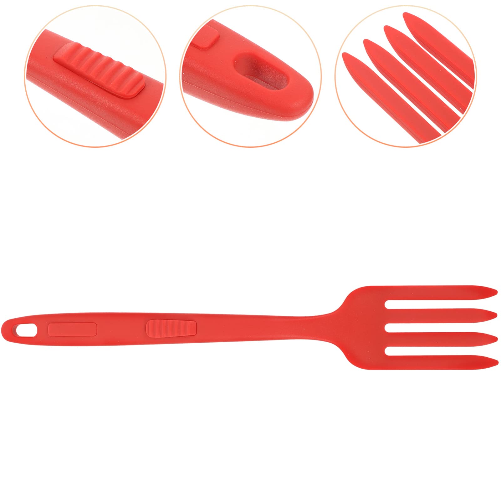 Healeved Silicone Flexible Forks Silicone Cooking Fork Nonstick Blending Fork Ultimate Fork For Cooking Utensil For Kitchen Stir