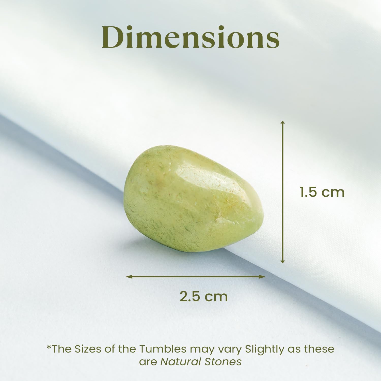 Astrotalk Green Aventurine Tumble | Attracts Luck, Prosperity & Career Growth | Enhances Focus, Smart Decisions & Heart Chakra Healing | Office & Home Decor | Gift for Man & Woman