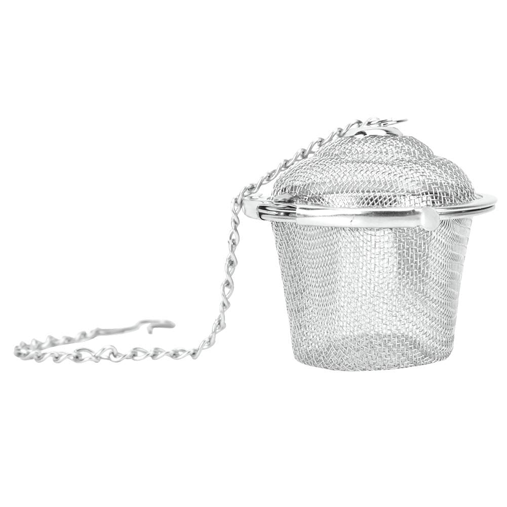 Stainless Steel Seasoning Ball, Herbal Spice Filter, Soup Seasonings Seperation Basket Spice Infuser Filter, Tea Strainer Mesh B