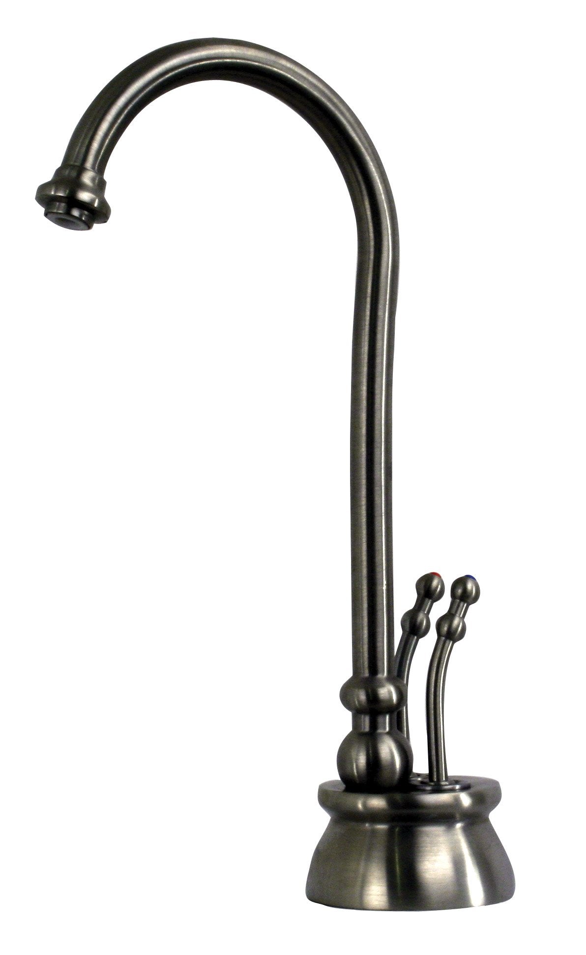 Westbrass D262-NL-07 Docalorah 10 2-Handle Hot and Cold Water Dispenser Faucet (Tank sold separately), Satin Nickel