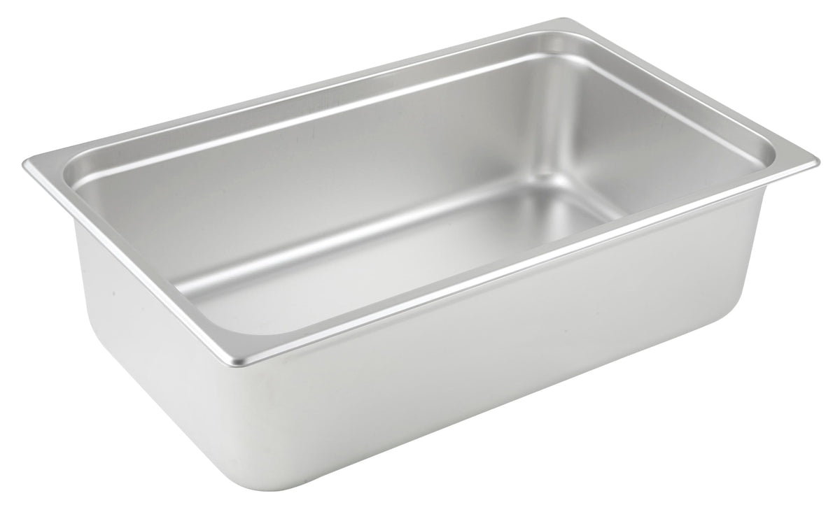Winco 6-Inch Anti-Jamming Steam Pan, Full, 24-Gauge