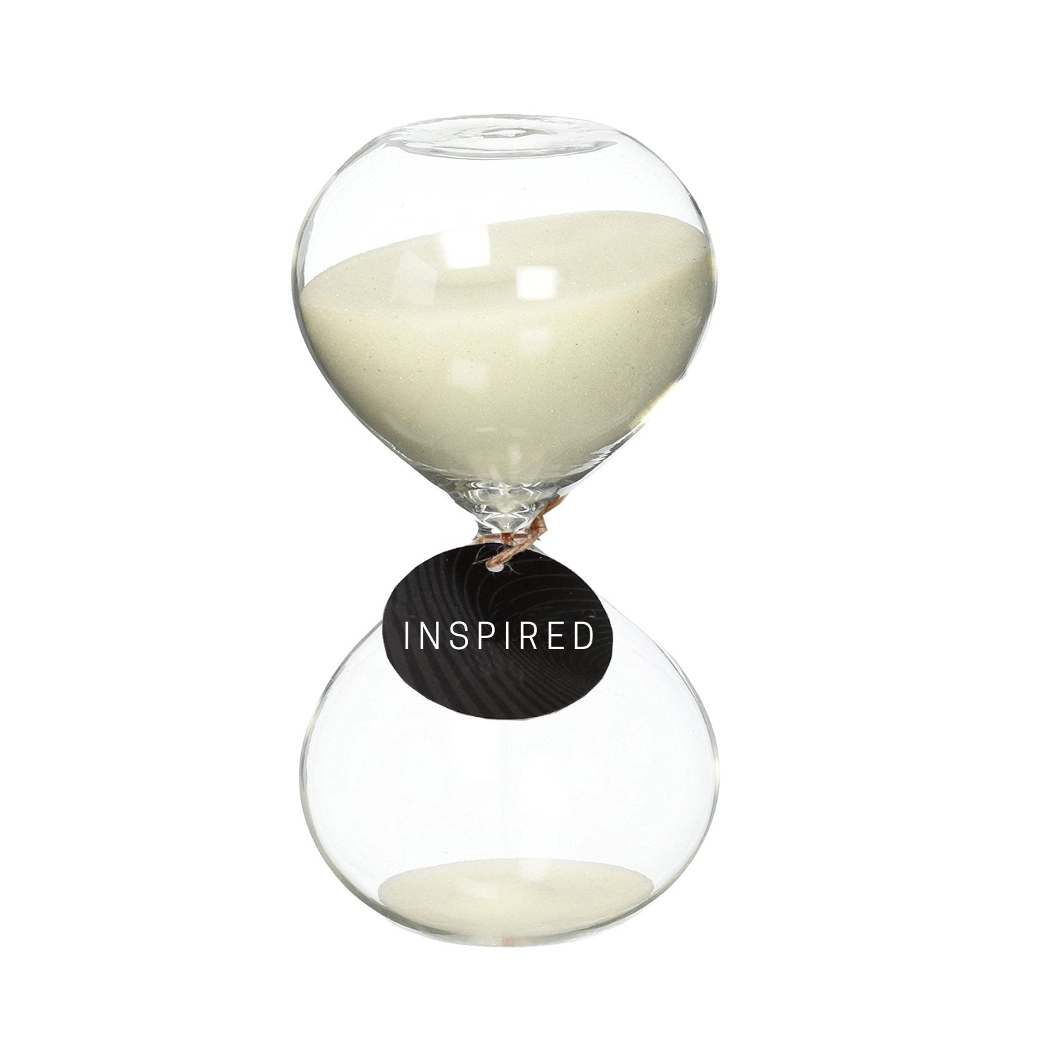 Swisselite Puff Sand Timer, Hourglass Sand Timers, Inspired Glass For Home, Desk, Office Decor