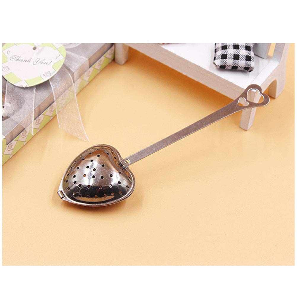 Beron Stainless Steel Tea Time Heart Tea Infuser Party Supplier (Set Of 20)