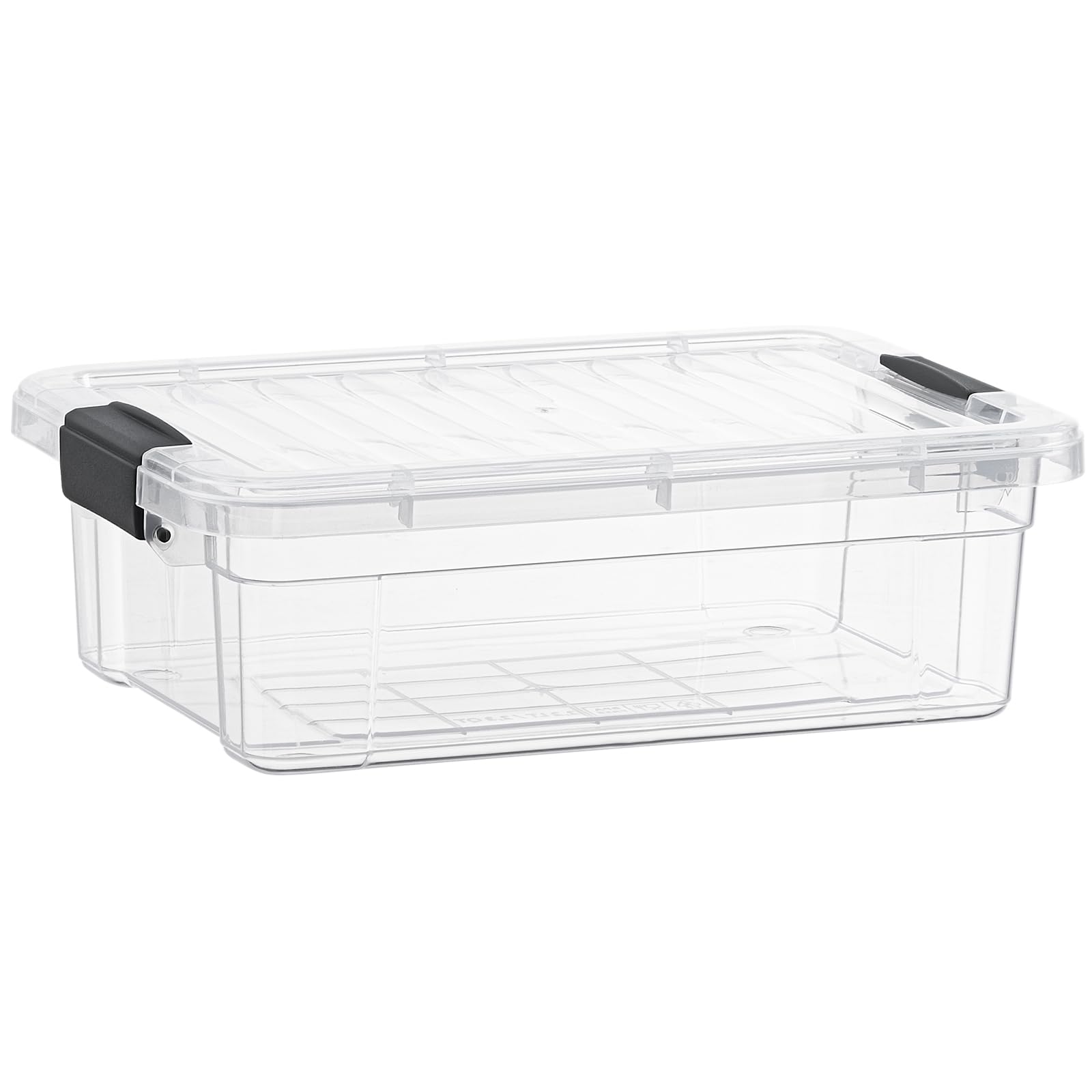 Superio Clear Storage Box With Lid, 7 Quart Plastic Container Bins For Organizing, Stackable Crates, Bpa Free, Non Toxic, Odor F
