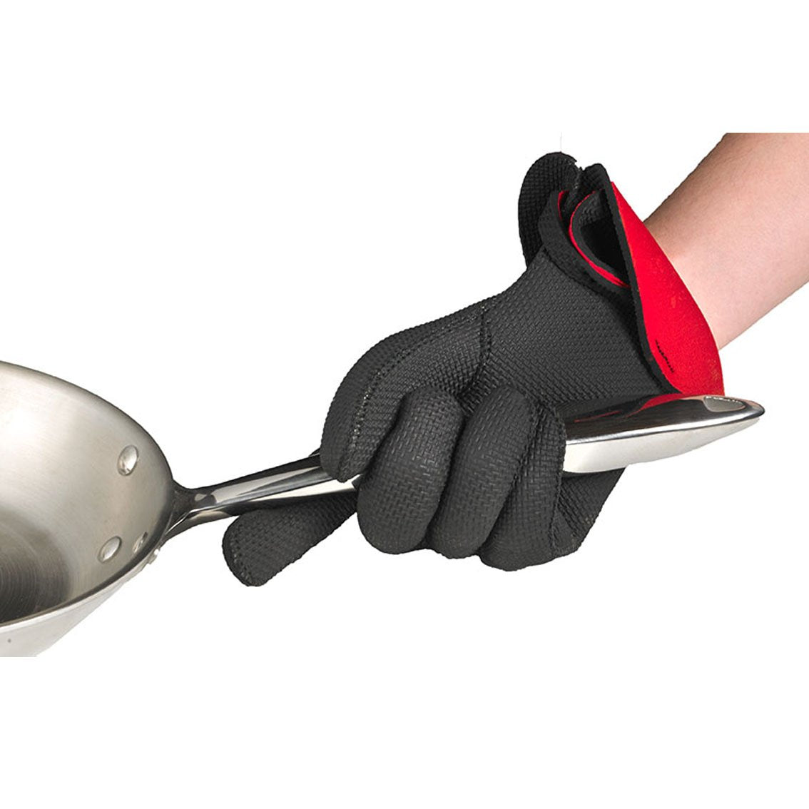 Cuisipro Kitchengrips Flxaprene Red & Black Chefs Gloves - Set Of 2 | Small