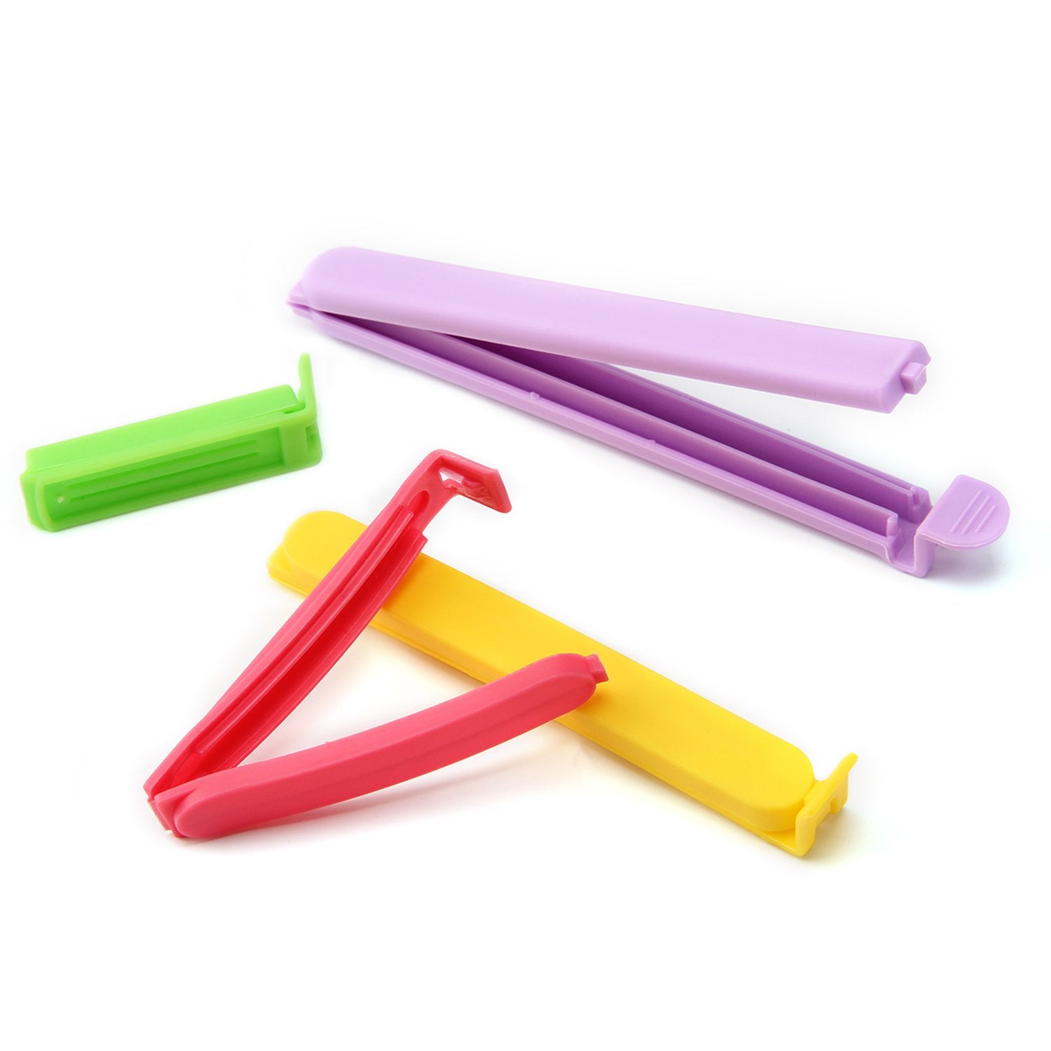Anphsin Set Of 38 Plastic Chip Clips Bag Sealing Clips For Food And Snack Storage (2.3 In, 3.6 In, 5 In, 6.3 In)