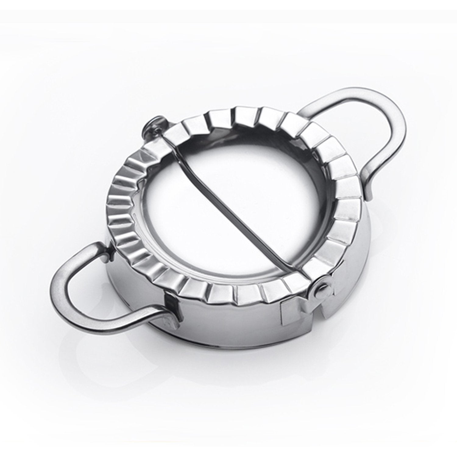 Best Utensils Stainless Steel Ravioli Mold Pierogi Dumpling Maker Wrapper Pastry Dough Cutter Kitchen Accessories (M: Dia. 4 Inc