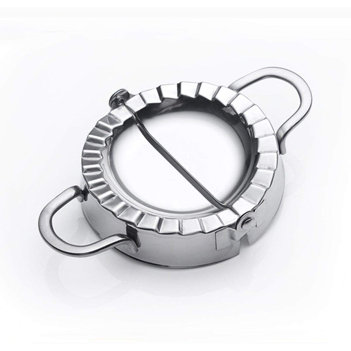 Best Utensils Stainless Steel Ravioli Mold Pierogi Dumpling Maker Wrapper Pastry Dough Cutter Kitchen Accessories (M: Dia. 4 Inc