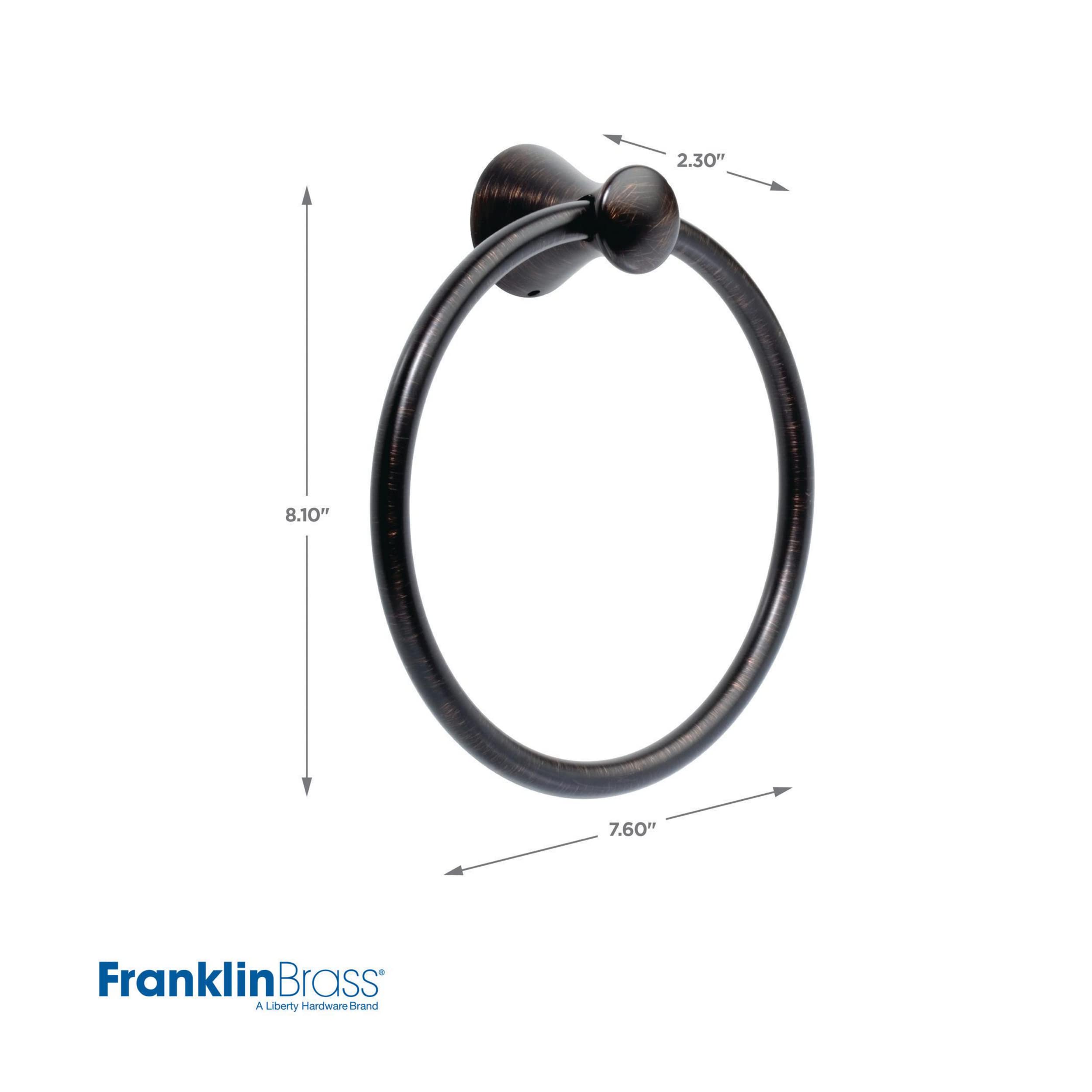 Franklin Brass 139577 Somerset Towel Ring, Venetian Bronze