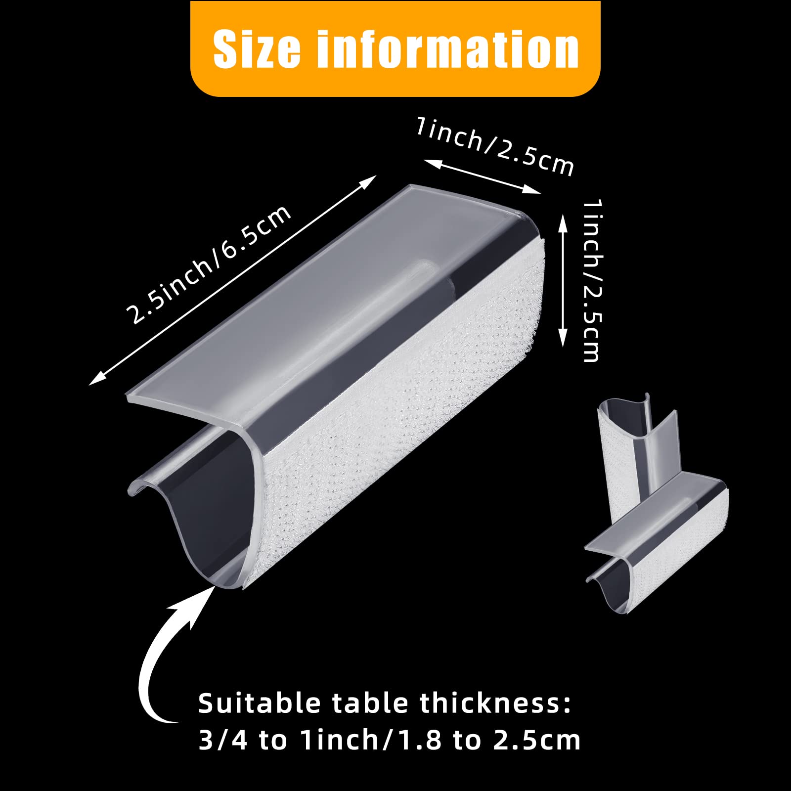 72 Pieces Table Skirting Clips Clear Tablecloth Clips For Indoor Outdoor Events Wedding Meeting Party Picnic Banquet