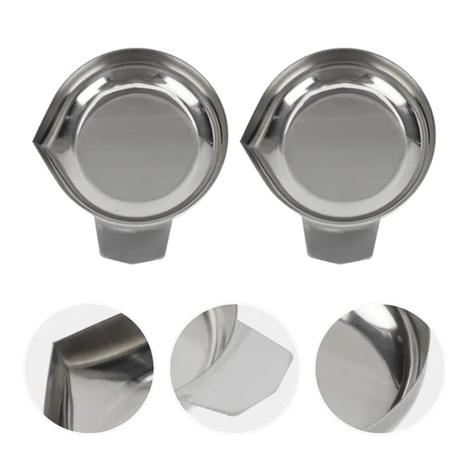 Vistora Jewelry Weighing Pan Food Scale Pan Tray Versatile For Powder Jewelry 1Pcs Stainless Steel