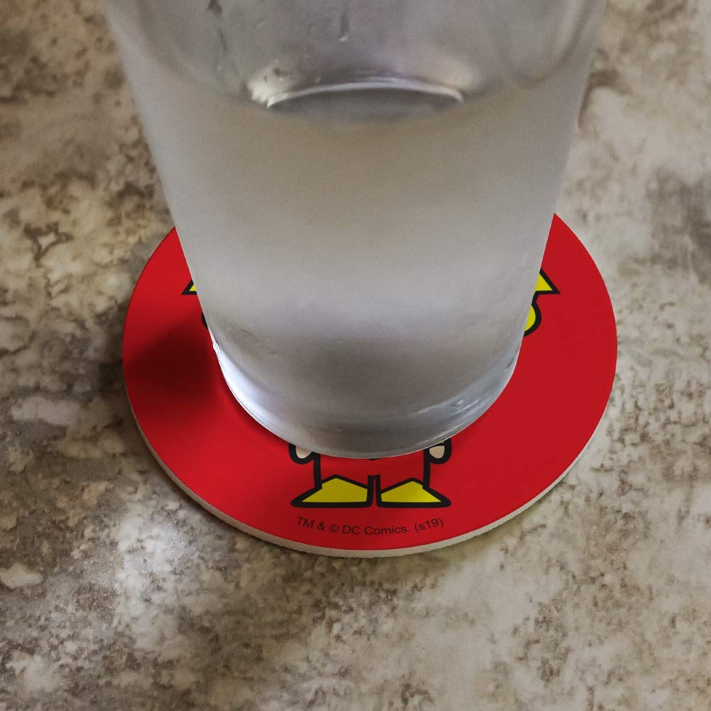 The Flash Cute Chibi Character Novelty Coaster Set