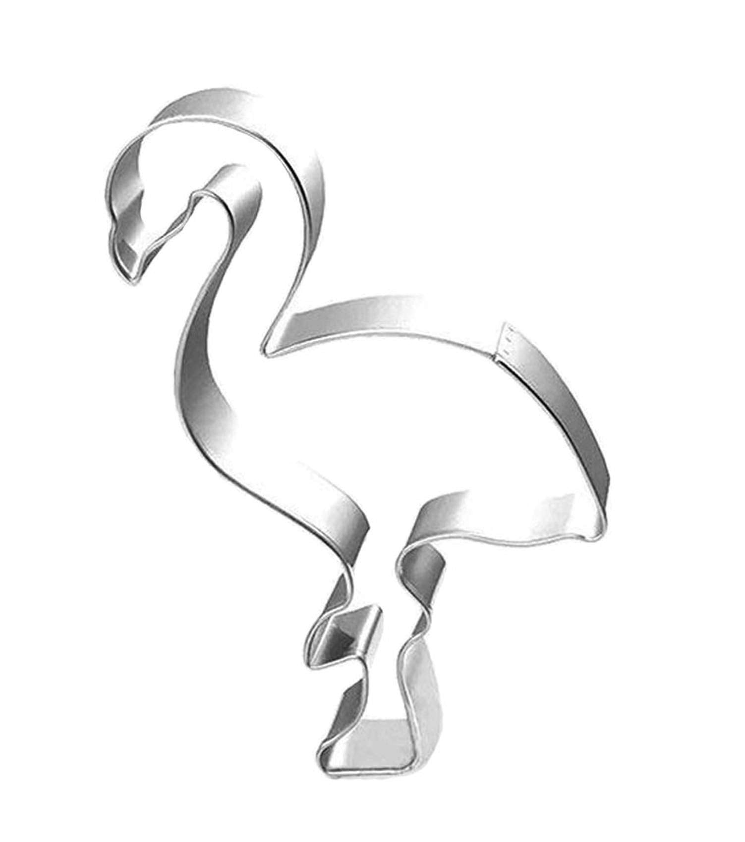 Zdywy Flamingo Bird Shape Biscuit Cookie Cutter - A