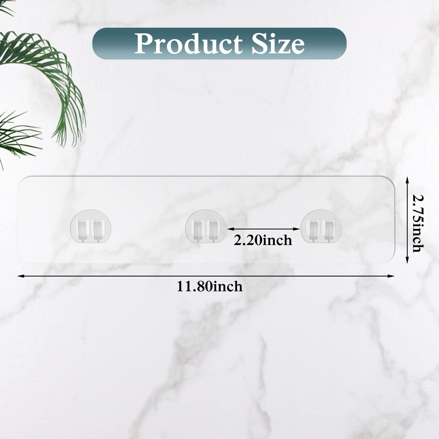 Eagmak 4 Pack Transparent Shower Caddy Adhesive For Replacement, No Drilling, Soap Holder, Bathroom Storage Shelves And Kitchen