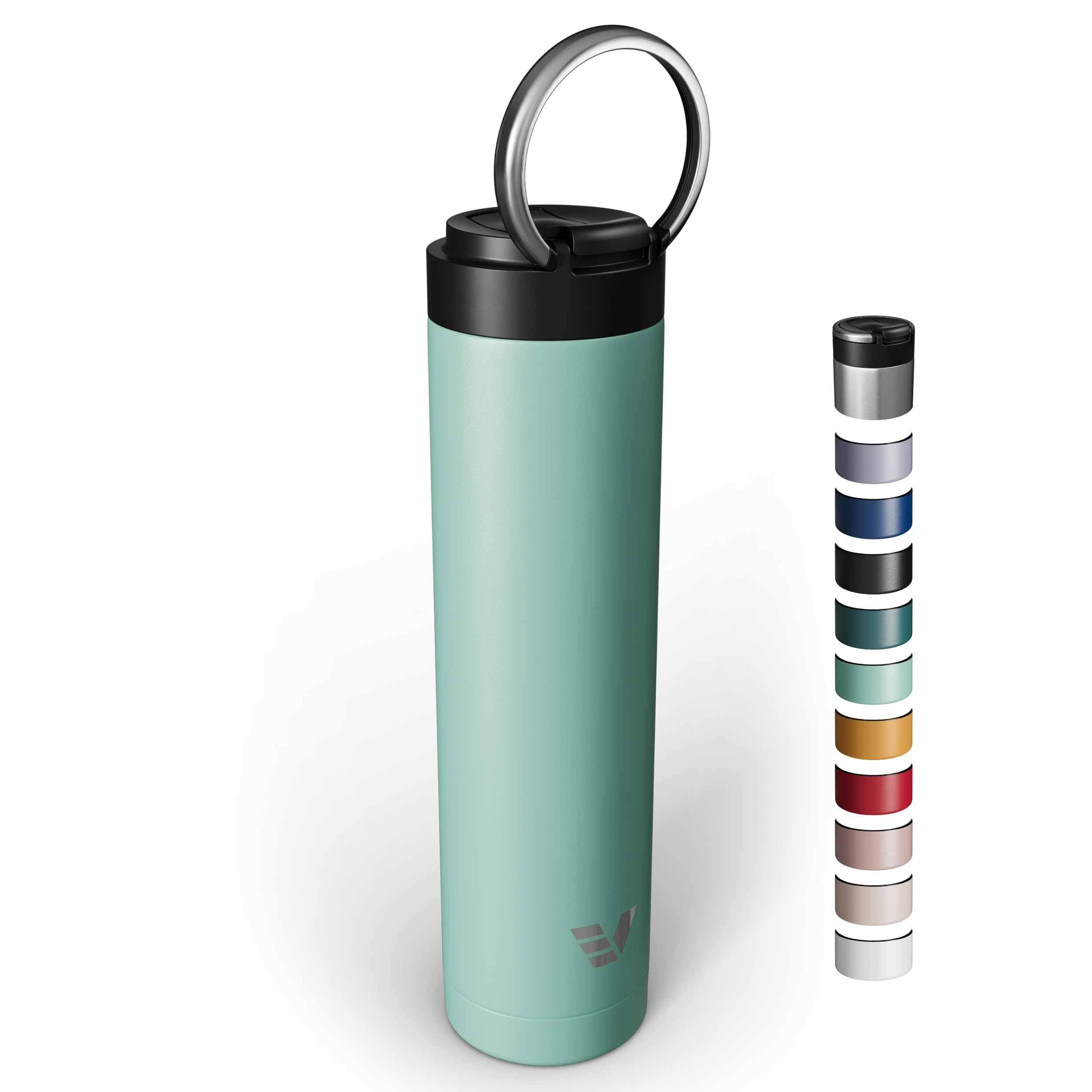 Ever Vessel Super Maxi Stainless Steel Water Bottle 36oz  Double wall vacuum insulated | Integrated carry handle | leak proof f