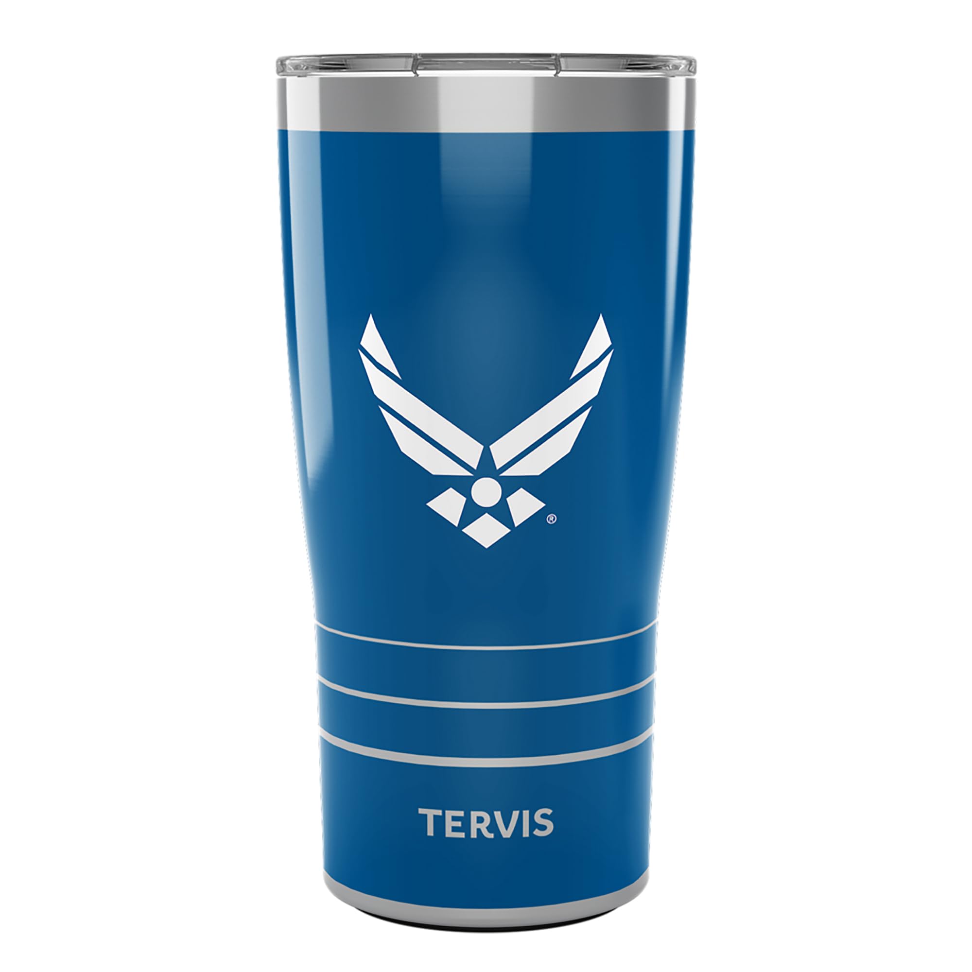 Tervis Traveler Air Force USAF Wings Triple Walled Insulated Tumbler Travel Cup Keeps Drinks Cold & Hot, 20oz, Stainless Steel