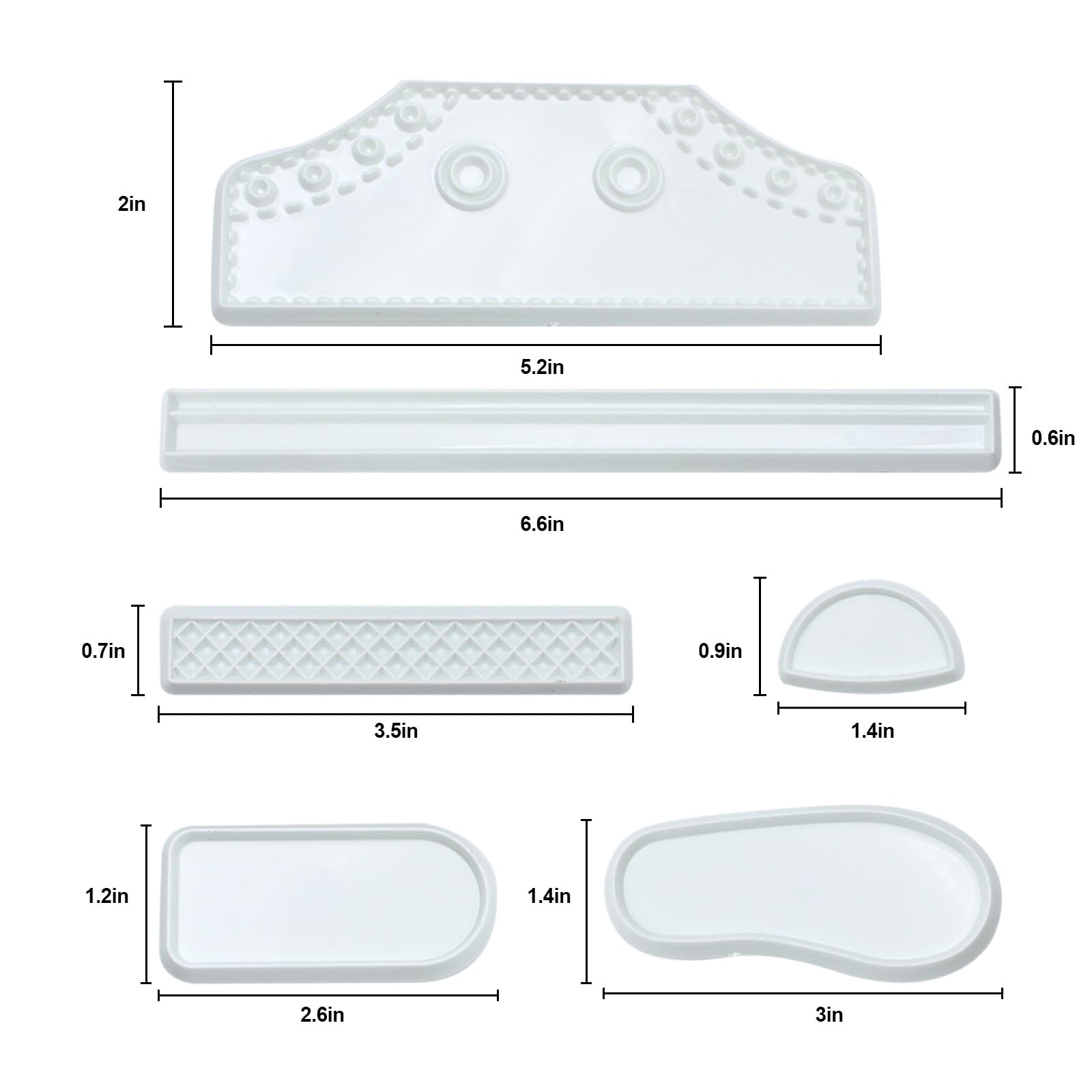 Joinor 6Pcs/Set Baby Shoes Diy Cake Fondant Mold Kids Sneaker Fondant Cake Decorating Baking Tool Mould Cake Tool Accessories