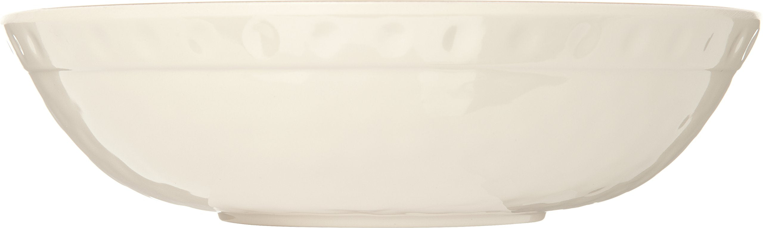 Carlisle Foodservice Products Mingle Reusable Plastic Bowl Cereal Bowl With Pottery Style For Home And Restaurant, Melamine, 32
