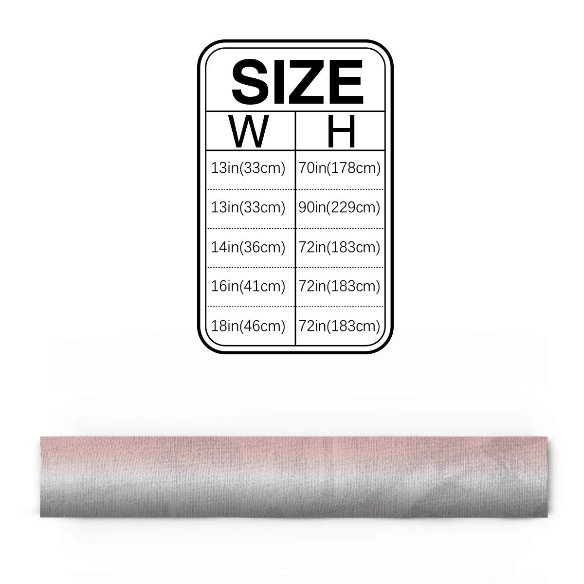 Leohome Ombre Cotton Linen Rectangle Table Runners 13''X70'', Gradient Pink And Grey Luxury Table Runners For Wedding Party Banq