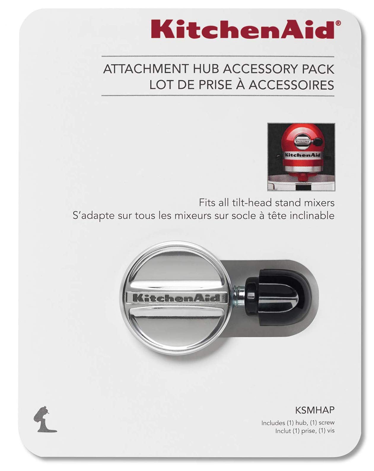Kitchenaid Ksmhap Attachment Hub Accessory Pack, Silver