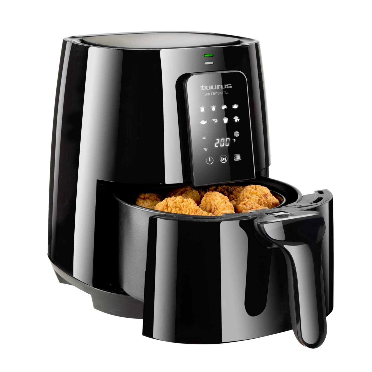 Taurus Air Fry Digital - Digital Air Fryer, Oil-Free, Recipe Book, Fries, Roasts, Bakes And Heats, 3.5 L, 1300 W, 0-60 Minutes, 