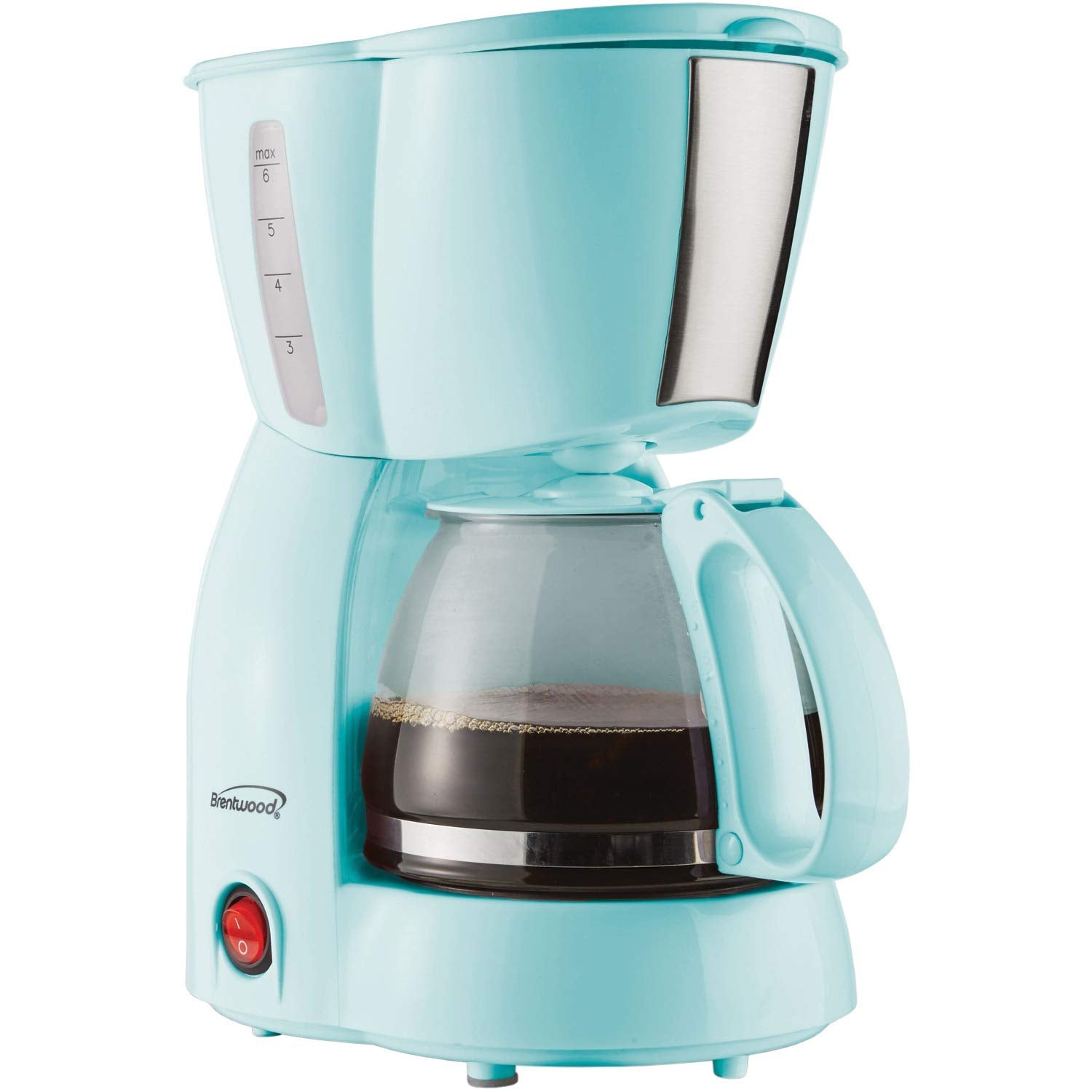 Brentwood TS213BL 4 Cup Coffee Maker, Blue