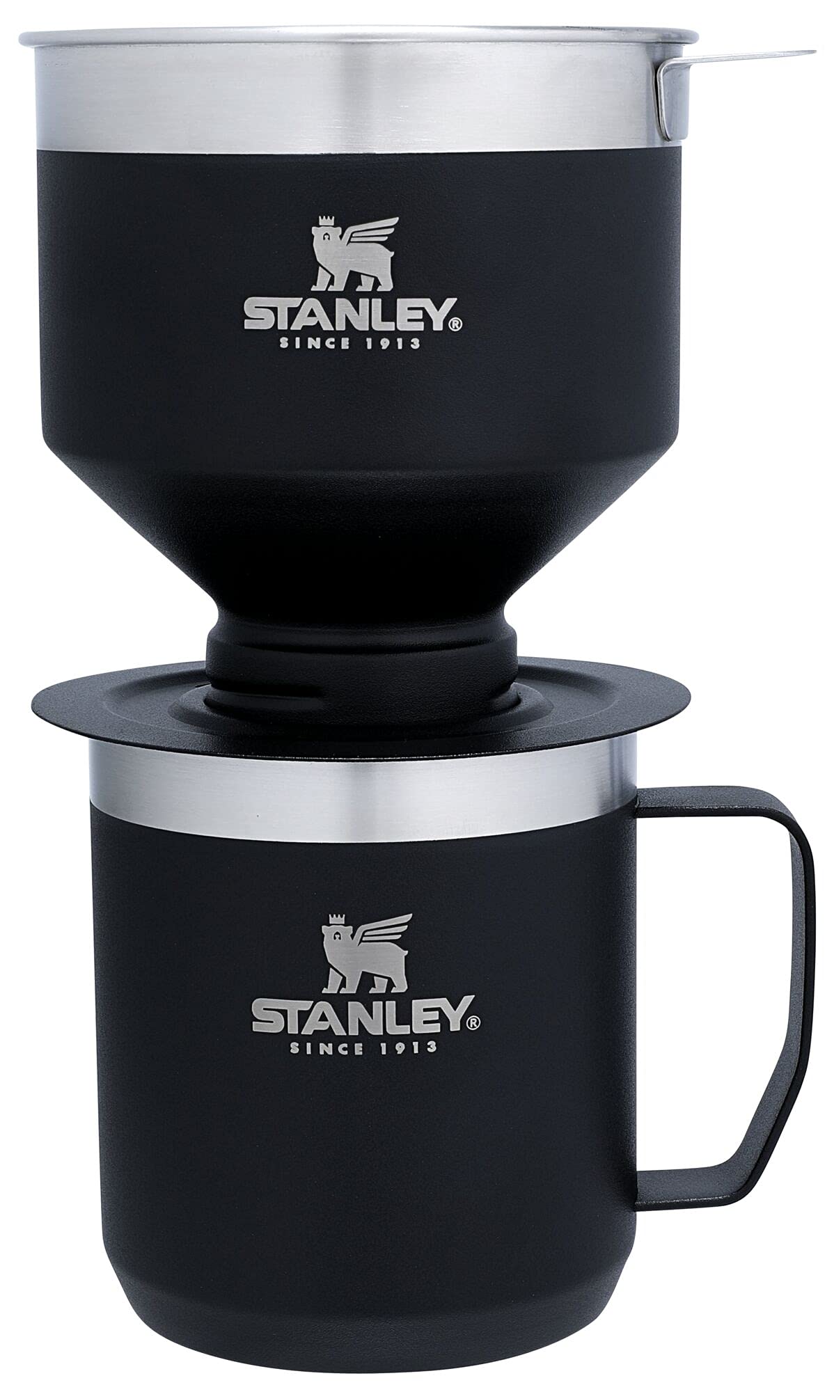 Stanley Perfect Brew Pour Over Set With Camp Mug- Reusable Filter - Bpa-Free - Easy-Clean Stainless Steel Coffee Maker - Matte B