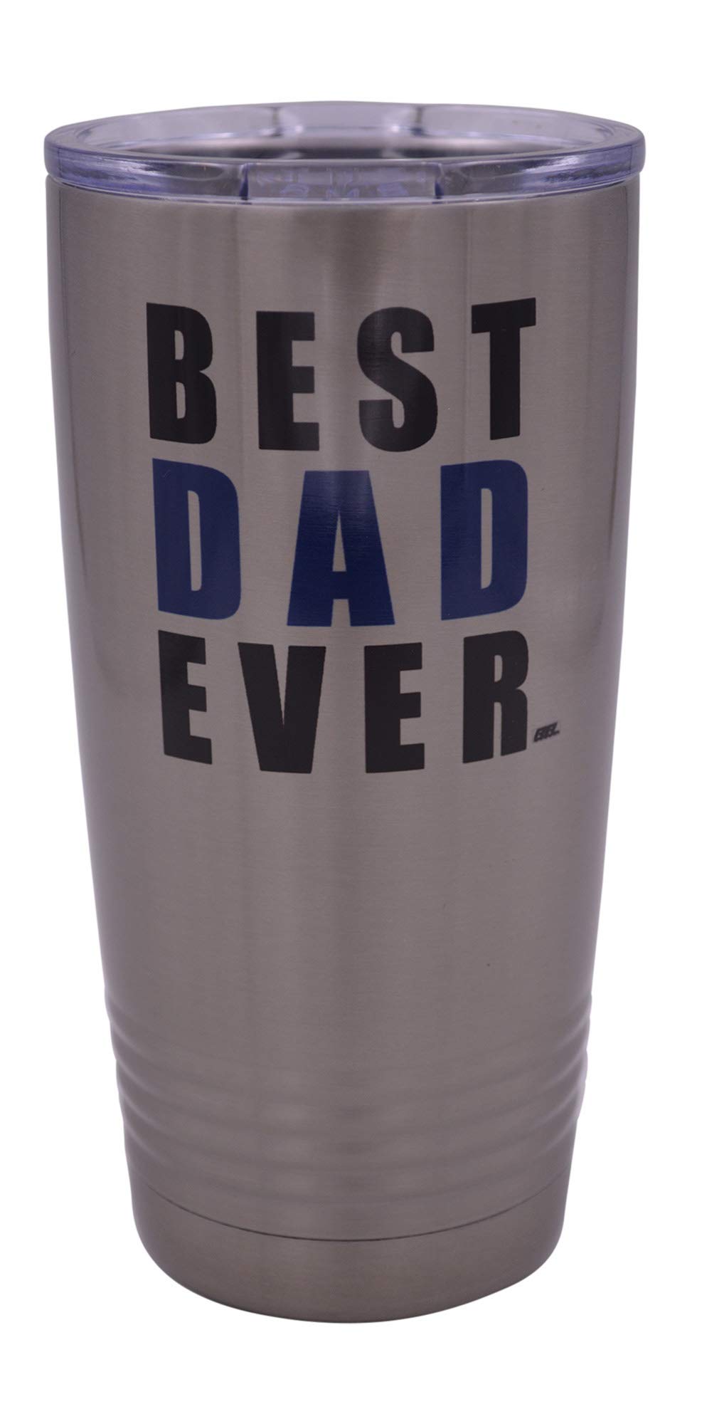 Rogue River Tactical Funny Best Dad Ever Large 20 Ounce Travel Tumbler Mug Cup W/Lid Dad Father Husband