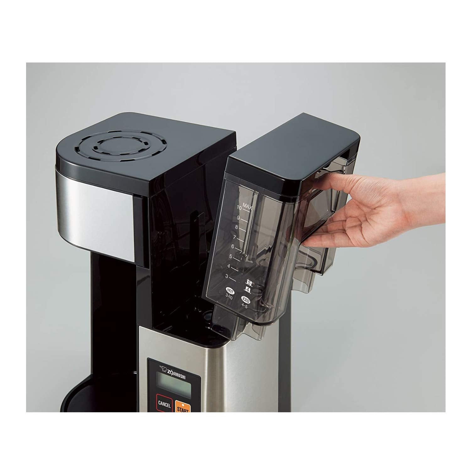 Zojirushi Ec-Ytc100Xb 10-Cup Coffee Maker (Stainless Steel/Black)