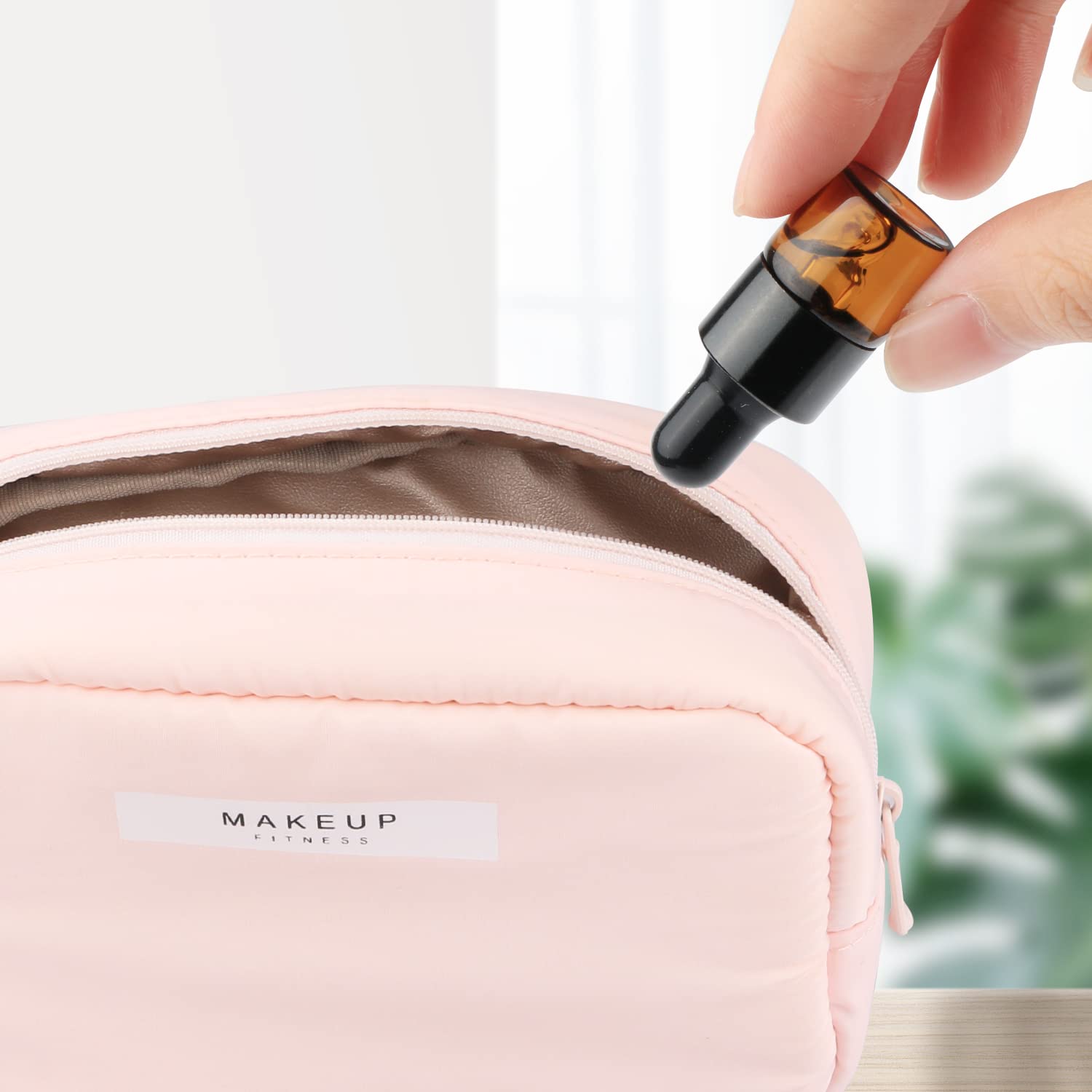 30Pcs Amber Glass Dropper Bottles Mini Empty Sample Vials Essential Oil Dropping Bottles Perfume Jars Cosmetic Container With Gl