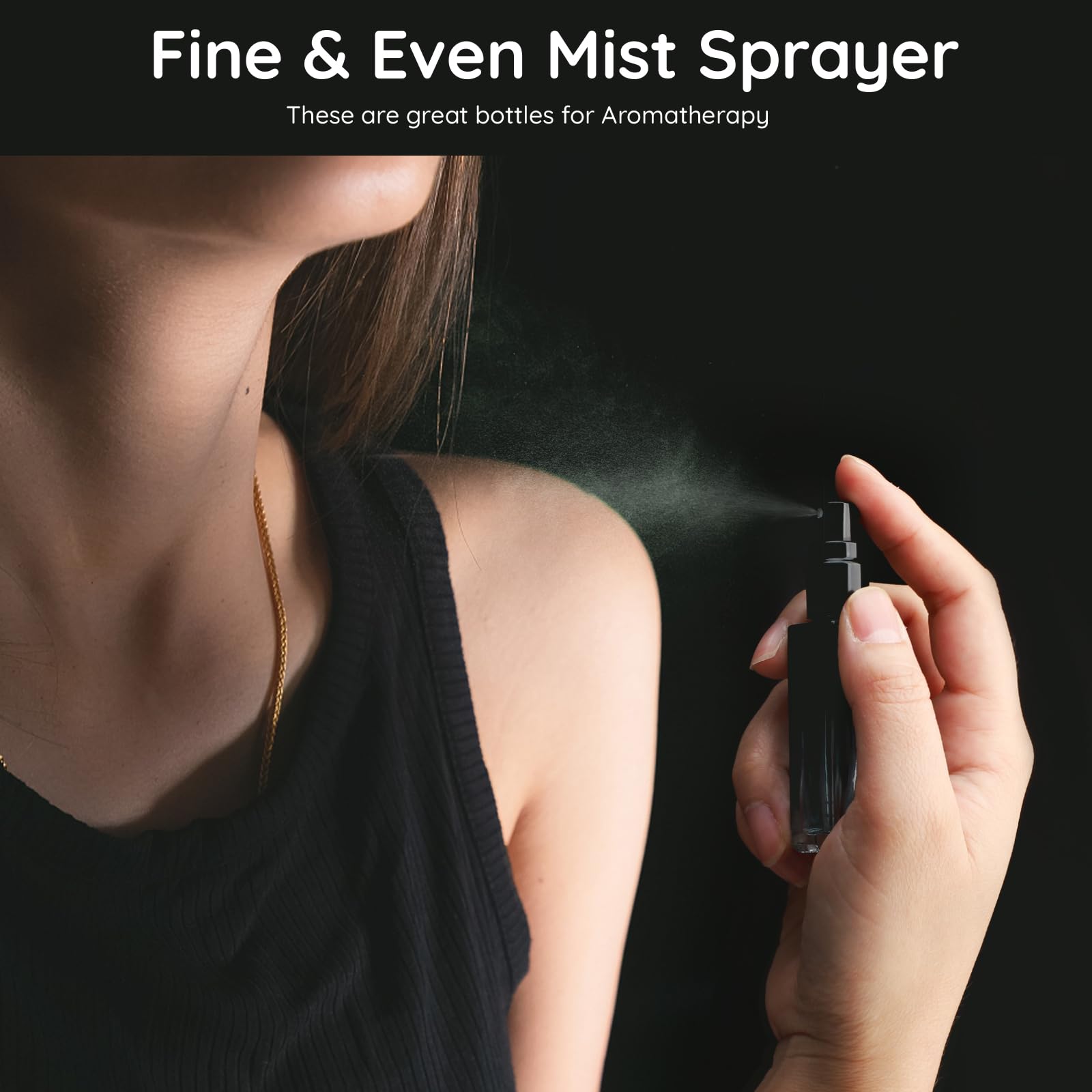 Segbeauty Travel Perfume Bottle Refillable, 5Pcs 10Ml Mini Glass Perfume Containers With Funnel And Pipette, Empty Portable Leak