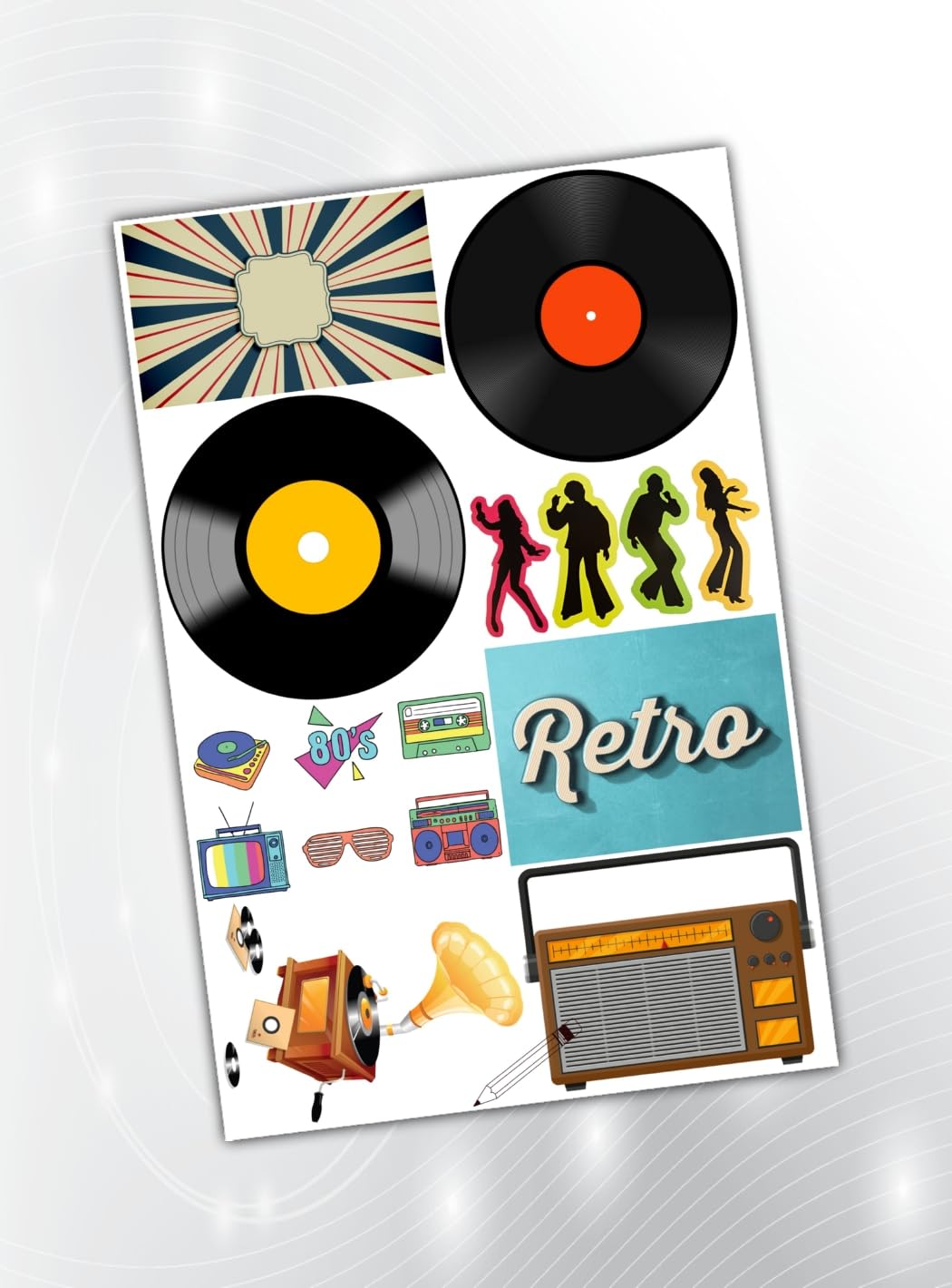 PartyStuff Props  Retro Props (8 Piece)