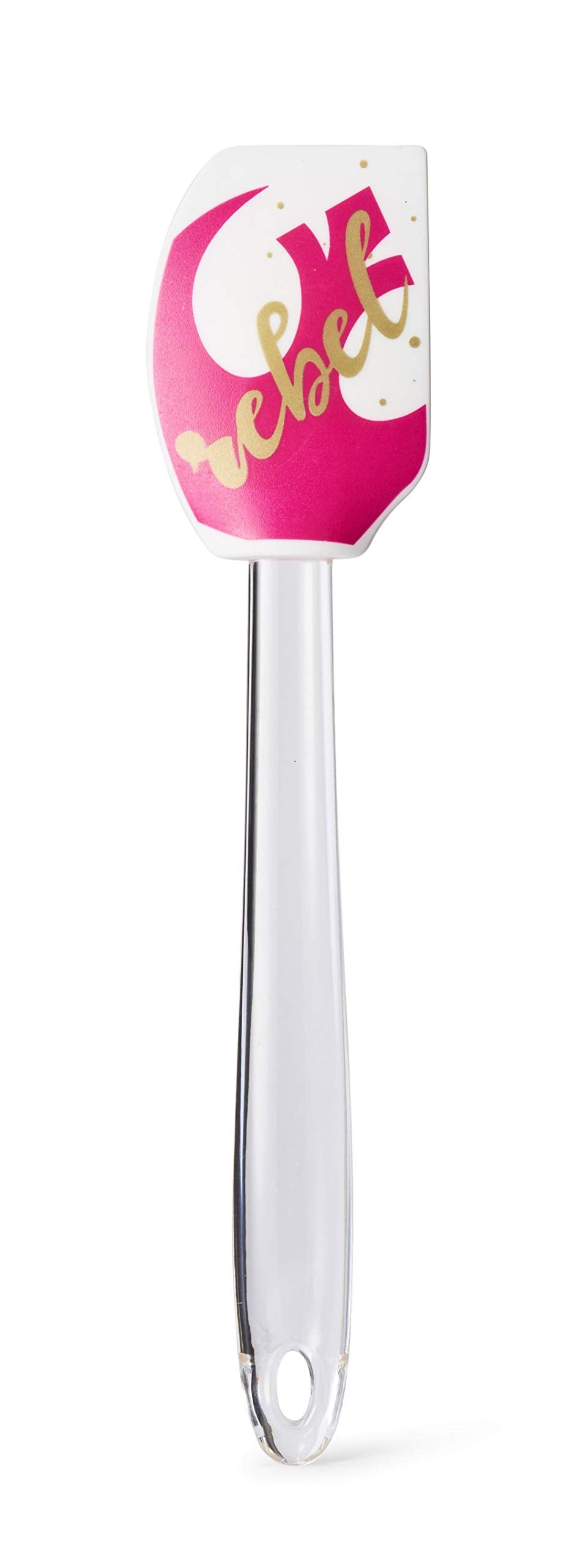 Star Wars 11-Inch Silicone Spatula - Cute Home Kitchen Baking, Cooking Utensil - White & Pink Rebel Design - Oven-Safe Household