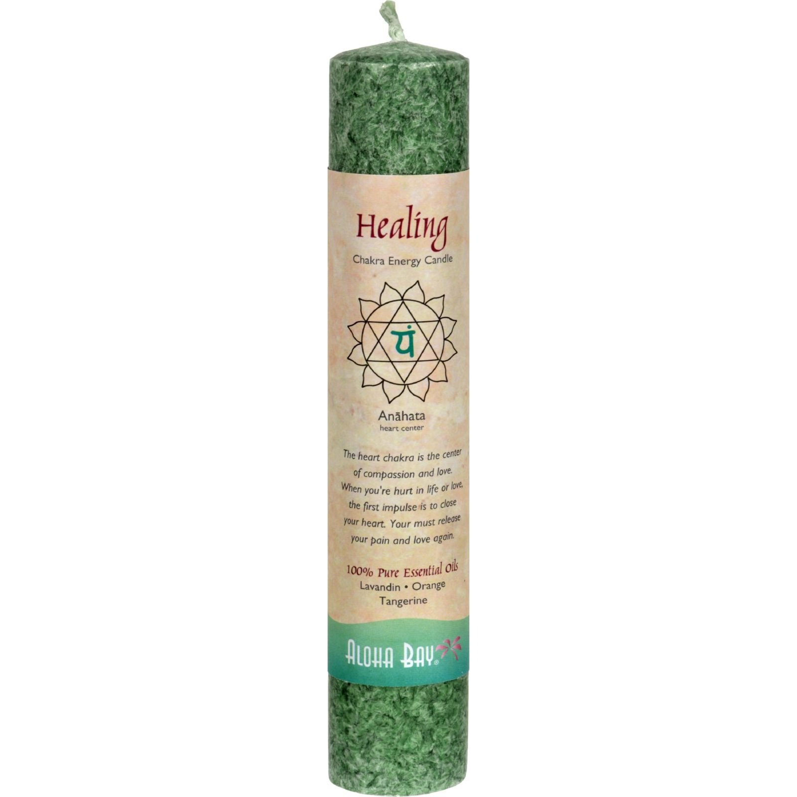 Aloha Bay Candle Pillar Chakra Green 8