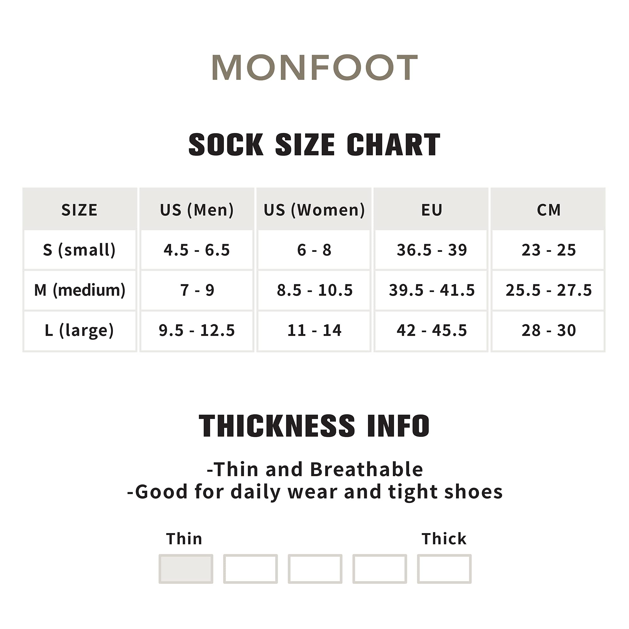 MONFOOT 10-Pack Cotton Low Cut Ankle Socks, Large, Multicolor (Grey, White, Multicolour)