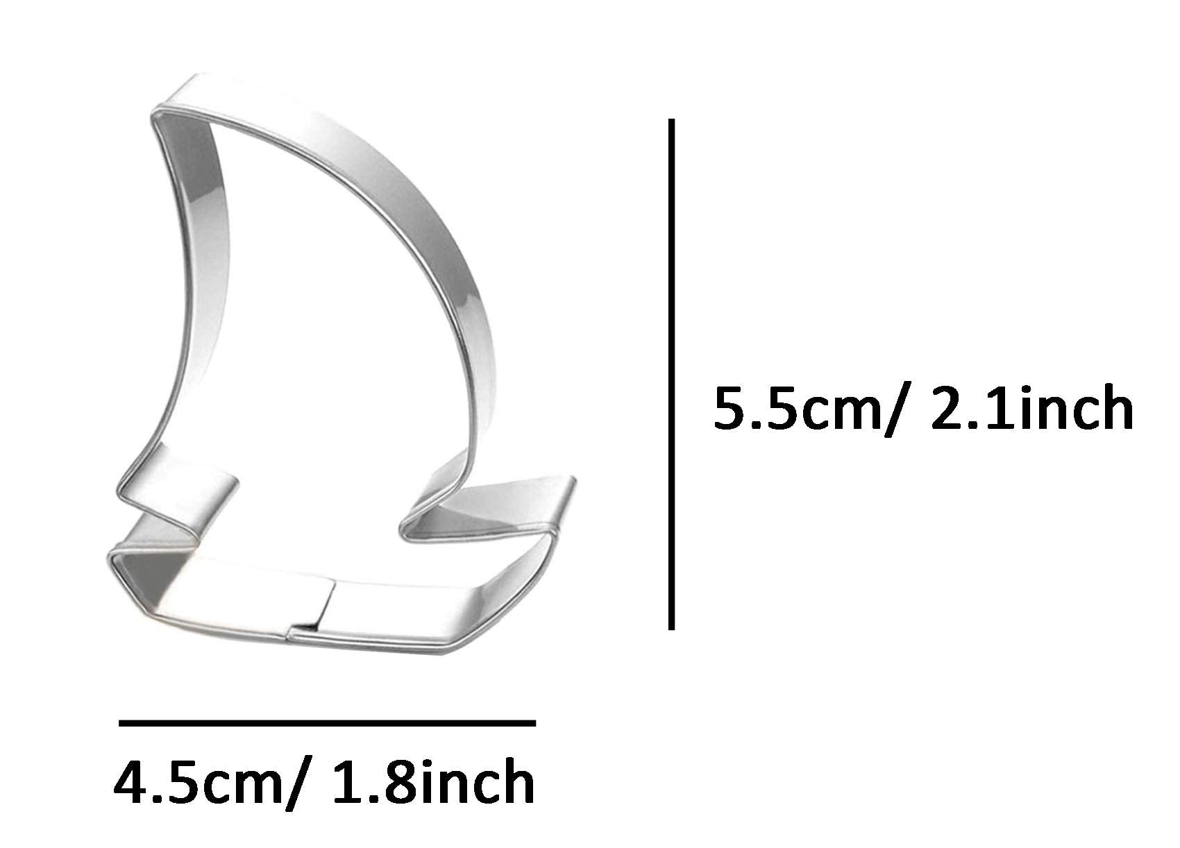 Zdywy Sailboat Boat Ship Shaped Cookie Cutter