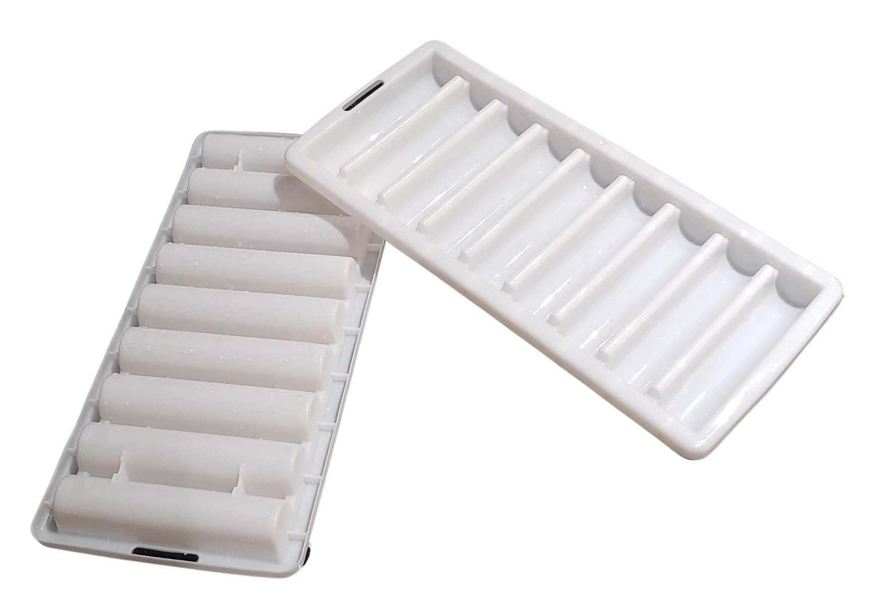 Set Of 2 Ice Stick Trays - Makes Long Narrow Ice Sticks For Water Bottles & Sports Bottles Bpa Free Plastic