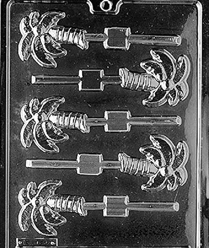 Grandmama'S Goodies F044 Palm Tree Lollipop Chocolate Candy Soap Mold With Exclusive Molding Instructions