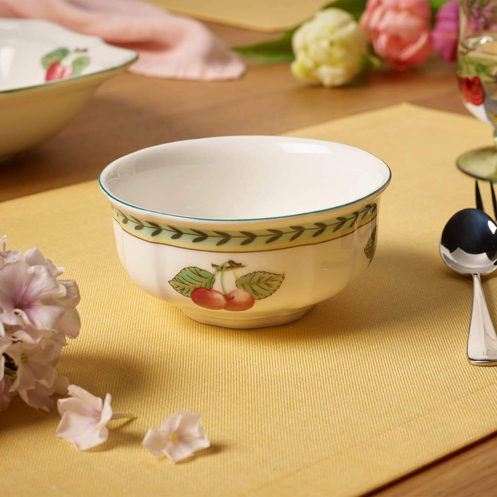 Villeroy & Boch French Garden Fleurence Soup/Cereal  5 in  White/Multicolored