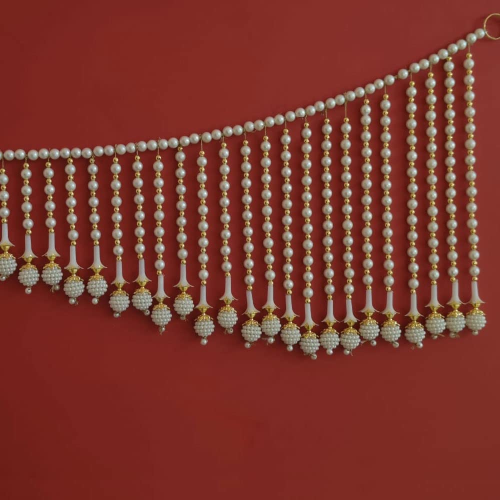 Mygiftyshop Handmade Door Hanging Moti Latkan Style Bandarwal Toran (Tms-02) -Diwali New Year Inauguration Wedding Festival Home