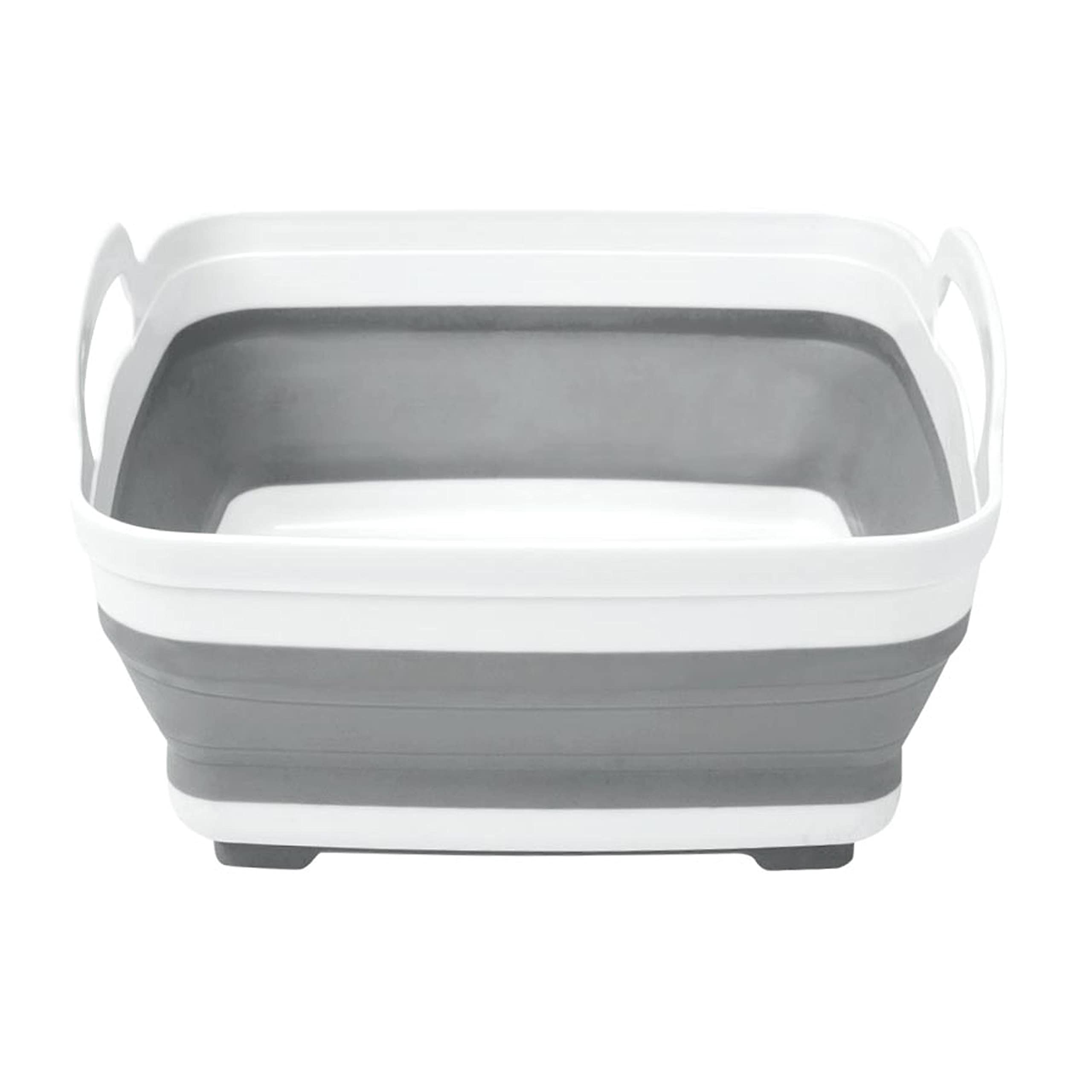 Kitchen Details Collapsible Wash Basin | Self Draining Design | Large Flexible Design | Protect Dinnerware | Self Draining | Spa