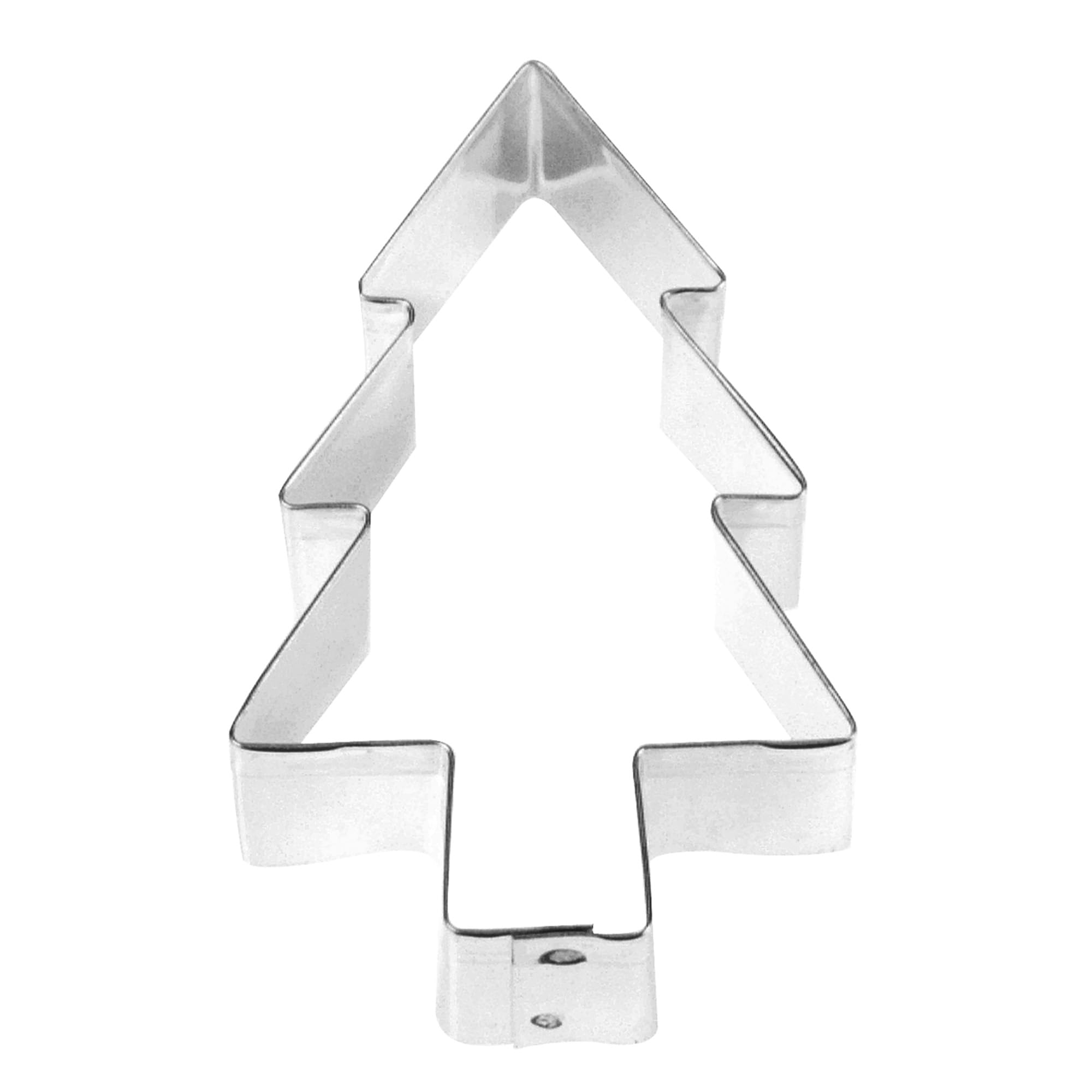 Fox Run Christmas Tree Cookie Cutter, 3-Inch, Stainless Steel