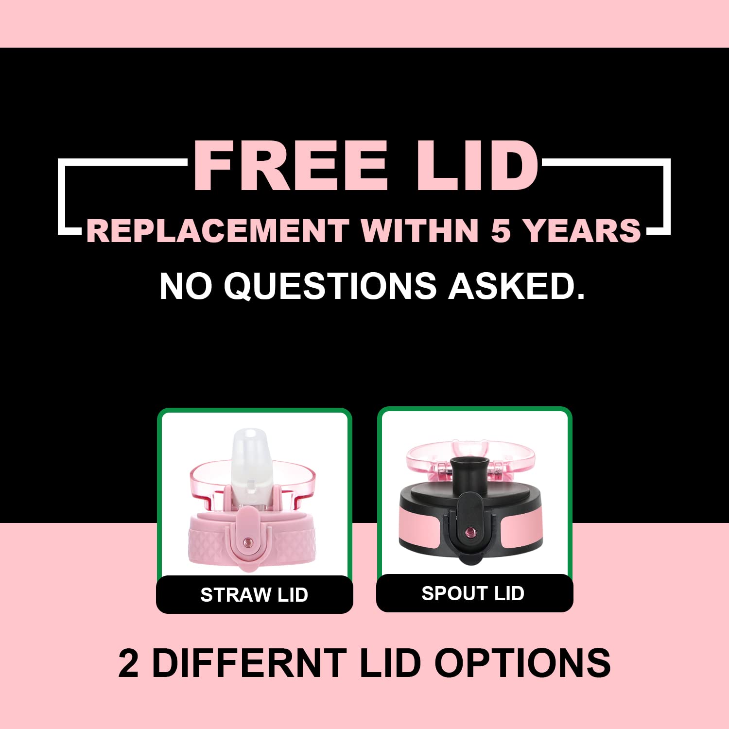 Oldley Insulated Water Bottle 12Oz Kids Water Bottles With Straw, Stainless Steel Water Bottle With 2 Lids,Double Wall Vacuum Bo