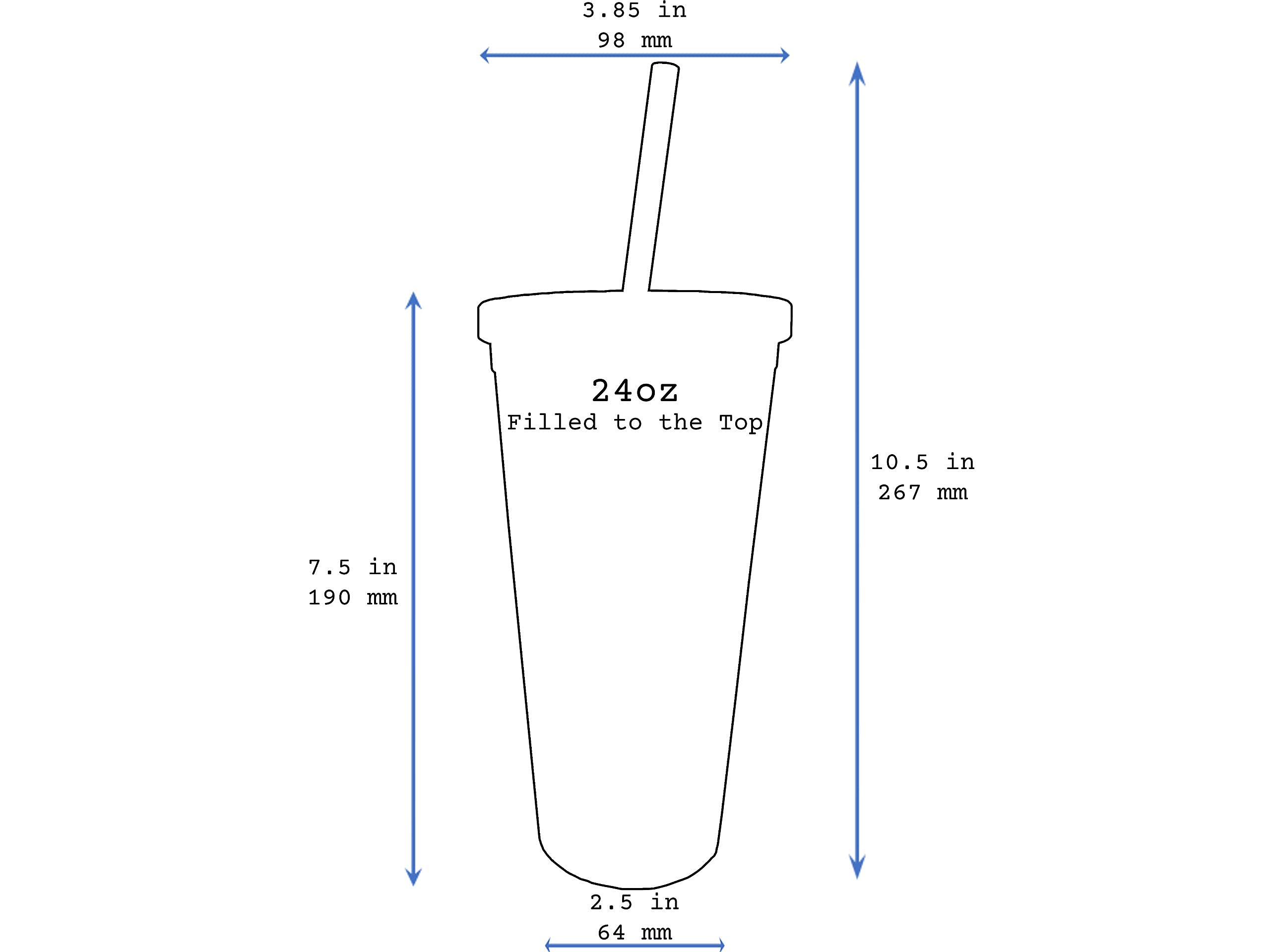 Essential Drinkware 24Oz Glamour Sequin Glitter Tumbler Silver - Double Walled Acrylic, Spill Proof Cold Cup With Screw On Lid A