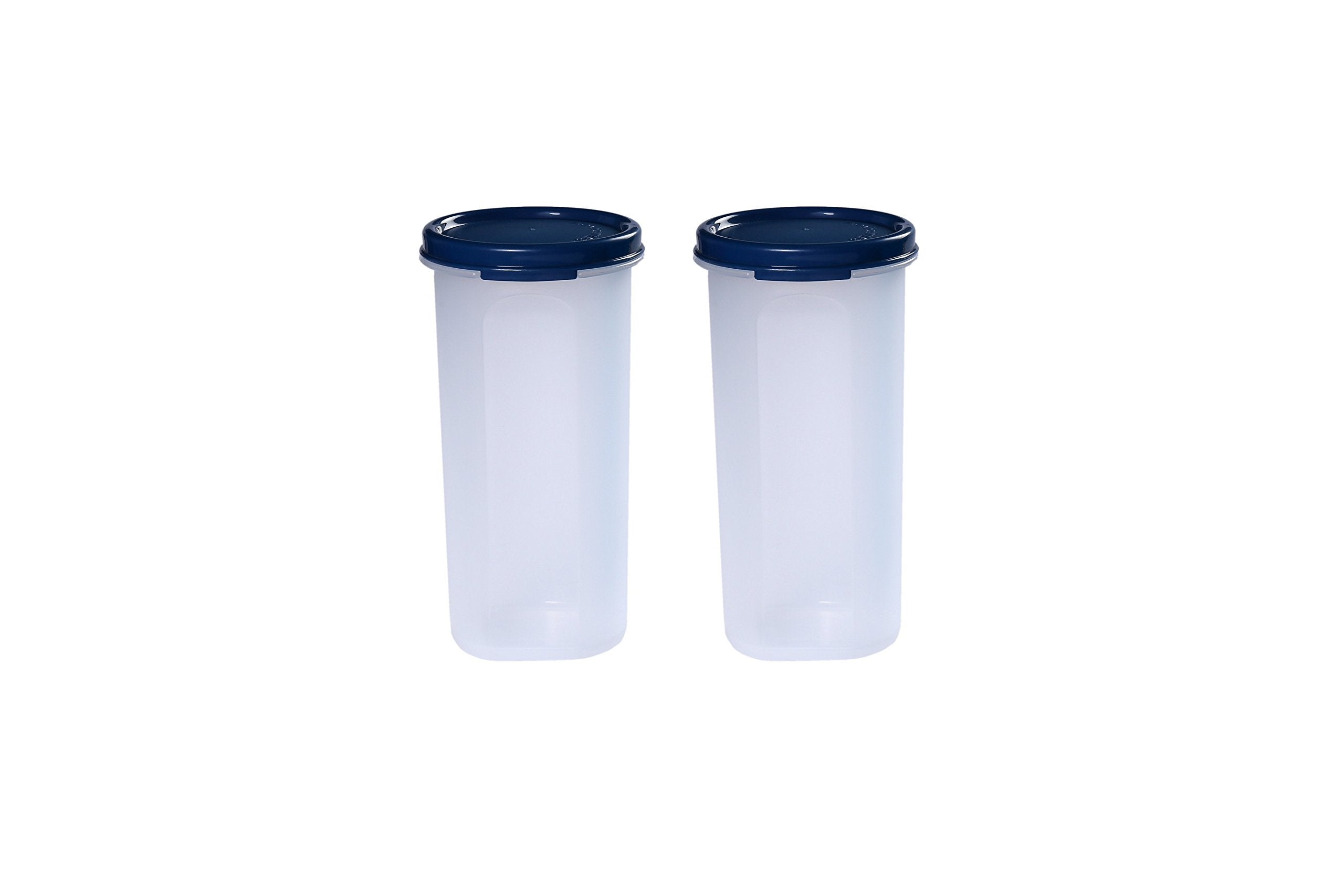 Signoraware Modular Round Container Set, 650Ml, Set Of 2, Mod Blue
